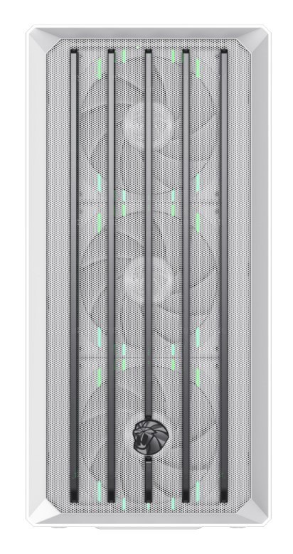 No name GameMax CLAW 460 WH Midi Tower Biały
