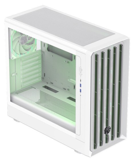 No name GameMax CLAW 460 WH Midi Tower Biały