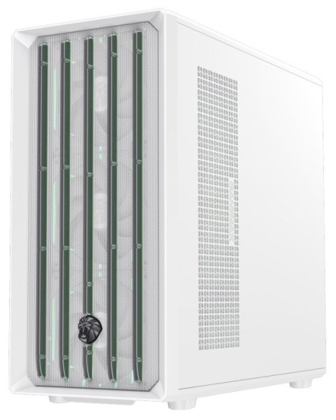 No name GameMax CLAW 460 WH Midi Tower Biały