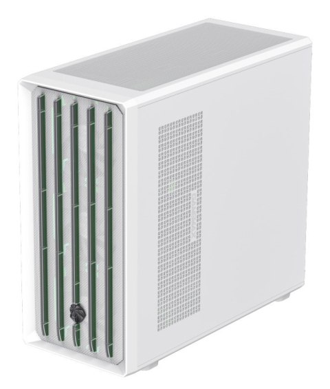 No name GameMax CLAW 460 WH Midi Tower Biały