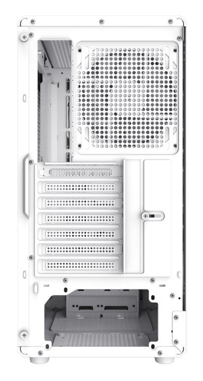 No name GameMax CLAW 460 WH Midi Tower Biały
