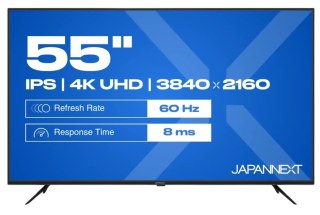 No name Monitor JAPANNEXT 139,7cm 16:9 3x HDMI UHD JN-IPS550UHD60F