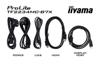 IIYAMA Monitor Iiyama Touch-Display ProLite TF2234MC-B7X - 55.9 cm (22") - 1920 x 1080 Full HD