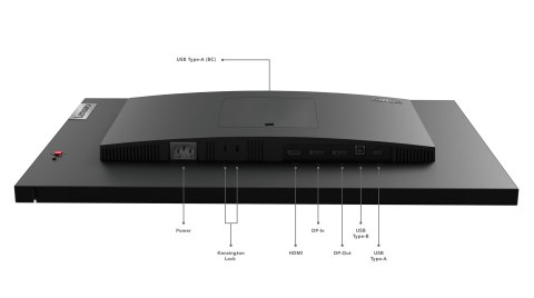 Lenovo Lenovo ThinkVision P24q-30 LED display 60,5 cm (23.8") 2560 x 1440 px Quad HD Czarny