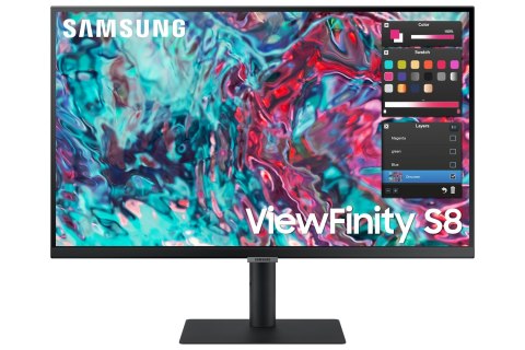 Samsung Samsung S80TB LED display 68,6 cm (27") 3840 x 2160 px 4K Ultra HD Czarny