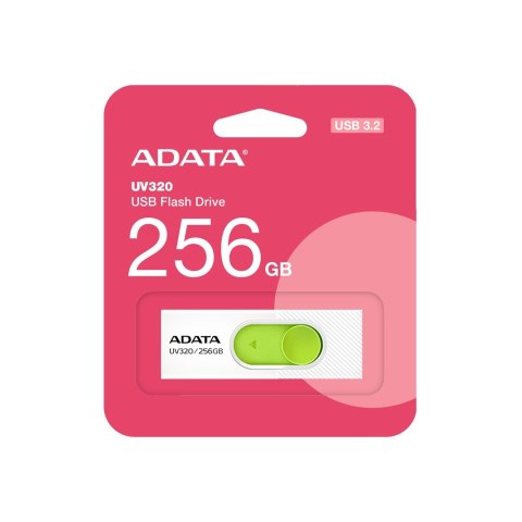 ADATA ADATA UV320 pamięć USB 256 GB USB Typu-A 3.2 Gen 1 (3.1 Gen 1) Zielony, Biały