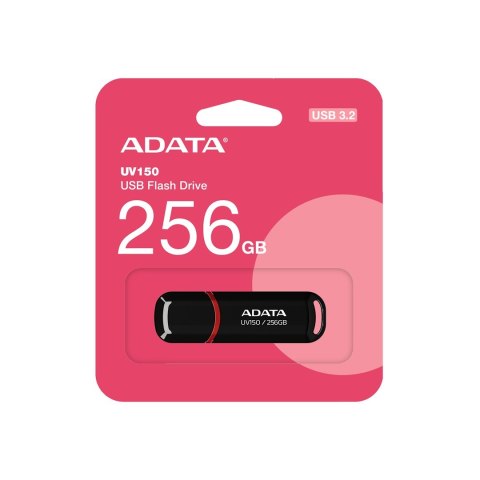 ADATA Pendrive ADATA UV150 AUV150-256G-RBK (256GB, USB 3.0, kolor czarny)