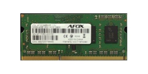 AFOX AFOX SO-DIMM DDR4 16G 2400MHZ Rank1 AFSD416ES1P