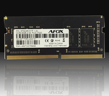 AFOX AFOX SO-DIMM DDR4 8GB 2133MHZ MICRON CHIP AFSD48VH1P
