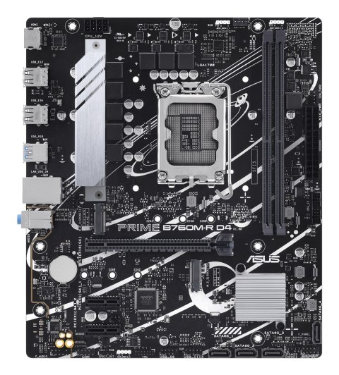 ASUS ASUS PRIME B760M-R D4 Intel B760 LGA 1700 micro ATX