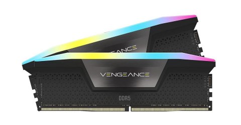Corsair Corsair Vengeance RGB, DDR5-5600, CL40, Intel XMP 3.0 - 64 GB Dual-Kit, czarny