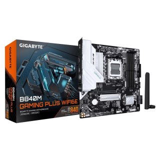 Gigabyte GIGABYTE B840M GAMING PLUS WIFI6E AMD B840 Gniazdo AM5 micro ATX