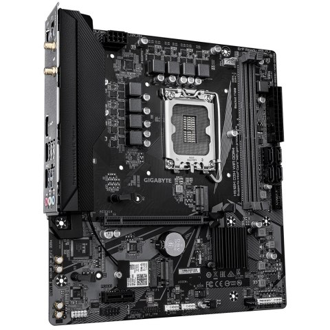 Gigabyte Płyta główna Gigabyte H610M D3H WIFI DDR4 | Rodzina procesorów Intel | Gniazdo procesora LGA1700 | Obsługiwane interfejsy dysków