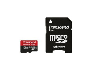 Transcend SD microSD Card 128GB Transcend SDXC UHS1 w/adapter