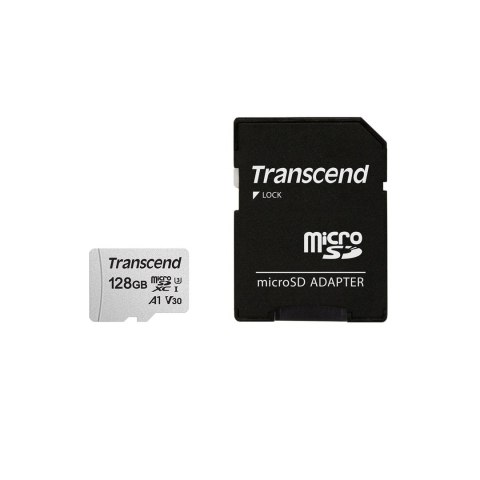 Transcend SD microSD Card 128GB Transcend SDXC USD300S-A w/Adapter