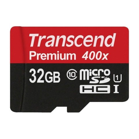 Transcend SD microSD Card 32GB Transcend SDHC UHS1 w/adapter