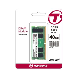 Transcend Transcend JetRAM - DDR5 - Moduł - 48 GB - SO DIMM 262-PIN
