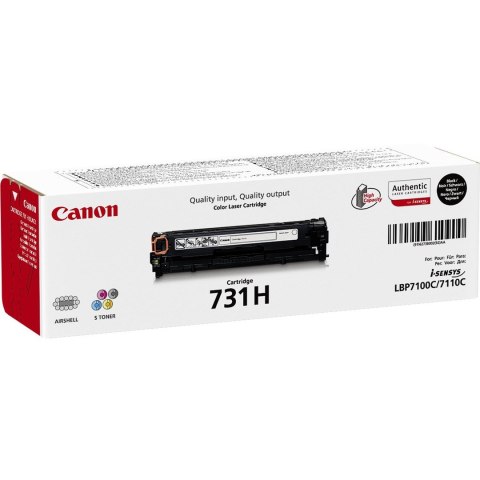 Canon Canon 731H kaseta z tonerem 1 szt. Oryginalny Czarny