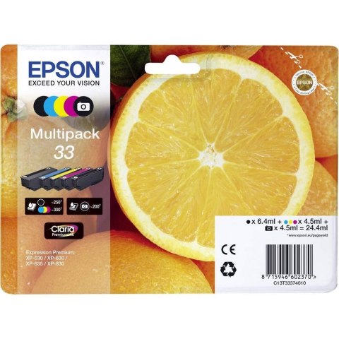 Epson Epson Oranges Multipack 5-colours 33 Claria Premium Ink