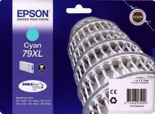 Epson Epson Tower of Pisa Singlepack Cyan 79XL DURABrite Ultra Ink