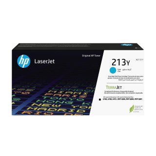Hewlett-Packard HP Oryginalnym wkładem z błękitnym tonerem o ekstrawysokiej wydajności 213Y LaserJet