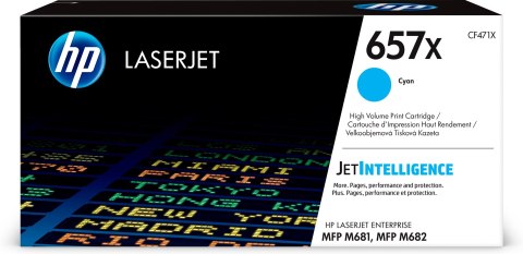Hewlett-Packard LASERJET TONER CRTG/657X HIGH YIELD CYAN