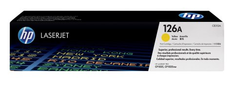 Hewlett-Packard TONER CARTRIDGE 126A YELLOW/.