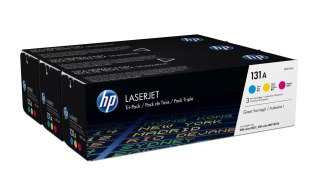 Hewlett-Packard TONER CARTRIDGE 131A C/Y/M/TRIPLE PACK