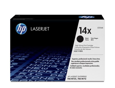 Hewlett-Packard TONER CARTRIDGE 14X BLACK/.