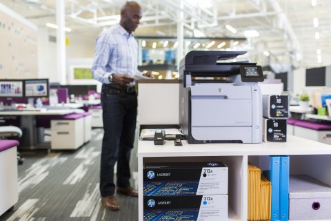 Hewlett-Packard TONER CARTRIDGE 312A CYAN/.