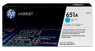 Hewlett-Packard TONER CARTRIDGE 651A CYAN/.