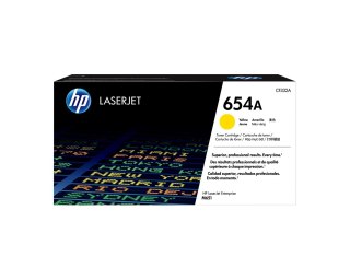Hewlett-Packard TONER CARTRIDGE 654A YELLOW/.