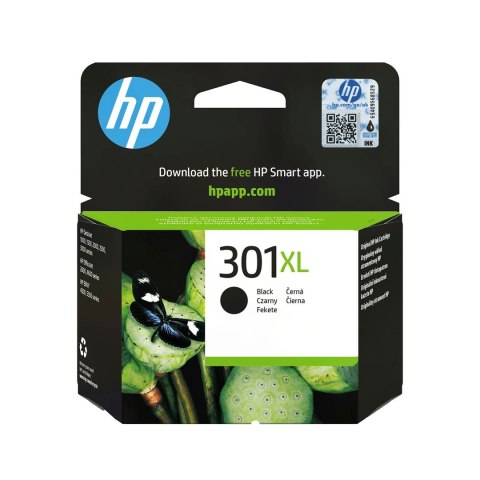 Hewlett-Packard Tusz HP czarny HP 301XL, HP301XL=CH563EE, 480 str.,8 ml