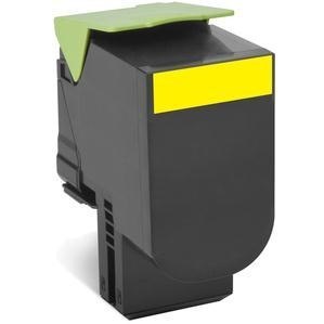 Lexmark Lexmark 80C2HYE kaseta z tonerem 1 szt. Oryginalny Żółty