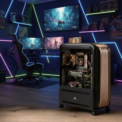 Maclean Wózek uchwyt do CPU na kółkach MC-851