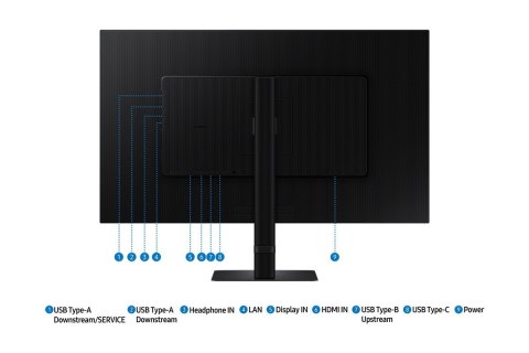 Samsung Samsung S80UD monitor komputerowy 81,3 cm (32") 3840 x 2160 px 4K Ultra HD LCD Czarny