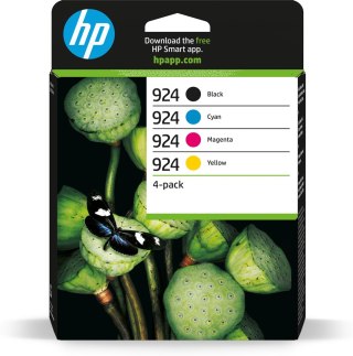 Hewlett-Packard Tusz HP 924 - 4er-Pack - czarny, żółty, cyan, magenta - oryginalny - atrament
