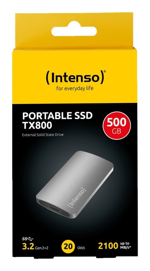 INTENSO Dysk SSD USB3.2 500GB EXT. TX800 INTENSO