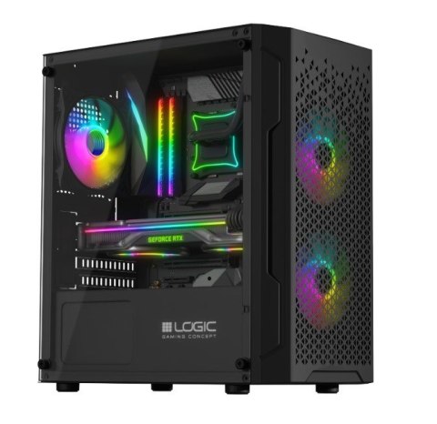 LOGIC OBUDOWA LOGIC ARAMIS ARGB MINI USB 3.0 BEZ ZASILACZA