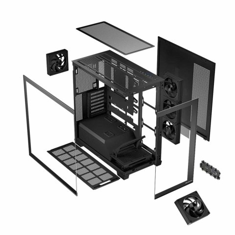 MODECOM MODECOM OBUDOWA VOLCANO STELLAR ARGB MIDI 5F BLACK