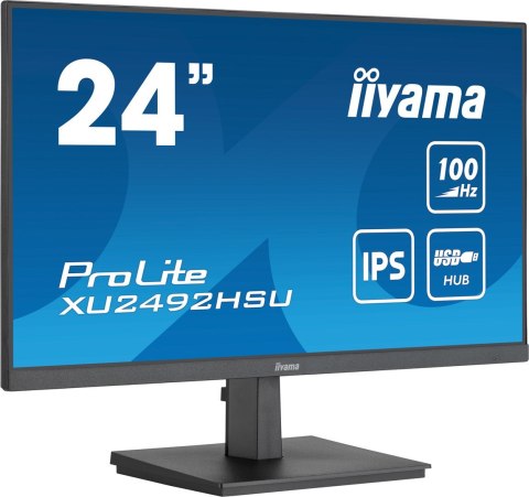 IIYAMA Iiyama ProLite monitor komputerowy 60,5 cm (23.8") 1920 x 1080 px Full HD LED Czarny