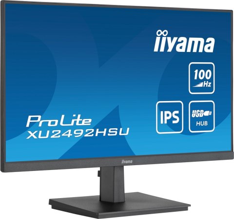 IIYAMA Iiyama ProLite monitor komputerowy 60,5 cm (23.8") 1920 x 1080 px Full HD LED Czarny