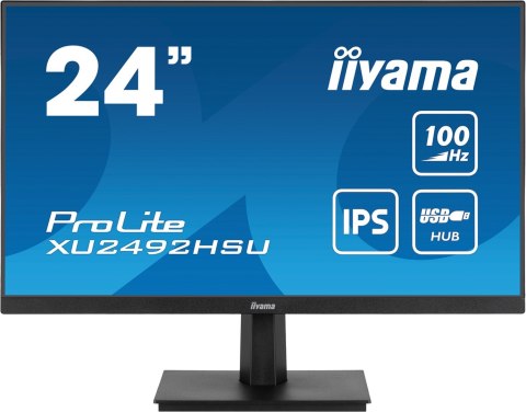 IIYAMA Iiyama ProLite monitor komputerowy 60,5 cm (23.8") 1920 x 1080 px Full HD LED Czarny