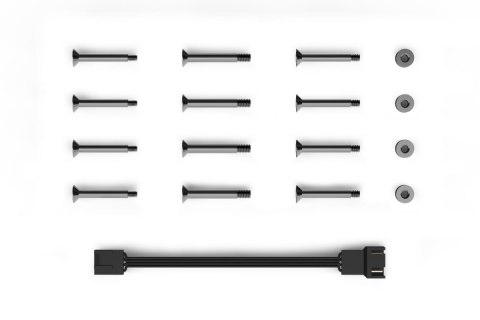 Alphacool Alphacool Apex Stealth Metall Obudowa komputera Wentylator 12 cm Czarny 1 szt.