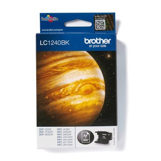 Brother Brother LC-1240BK nabój z tuszem 1 szt. Oryginalny Czarny