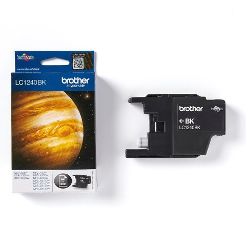 Brother Brother LC-1240BK nabój z tuszem 1 szt. Oryginalny Czarny