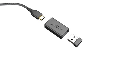 Cherry CHERRY XTRFY M42 RGB myszka Gaming Oburęczny RF Wireless + USB Type-C Optyczny 19000 DPI