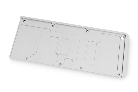 EK Water Blocks EK Quantum Vector RX 6700XT Karta graficzna Tylna rejestracja Biały 1 szt.