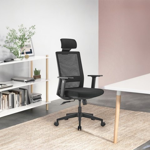 Ergo office ERGO OFFICE FOTEL BIUROWY ERGONOMICZNY PREMIUM ER-425 Z WYSOKIM OPARCIEM MAX 150KG