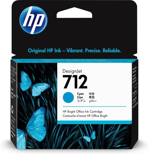 Hewlett-Packard HP 712 29-ML CYAN DESIGNJET INK/CARTRIDGE